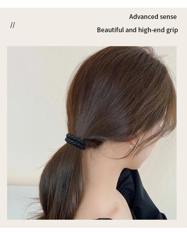Chense Braided Hair Ties [15 Pieces], Hair Bands, Elastic Hair Bands, High Elasticity Rubber Bands for Ponytails And Hair Ties 1
