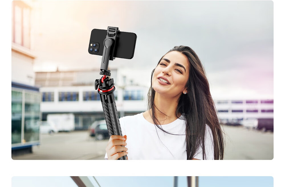 SelfieShow Action Camera Neck Strap Compatible with DJI OsmoAction4/G0Pro12/11 Pocket3/4P, First-Person Perspective Shooting, Cycling Mount, Rotatable 20