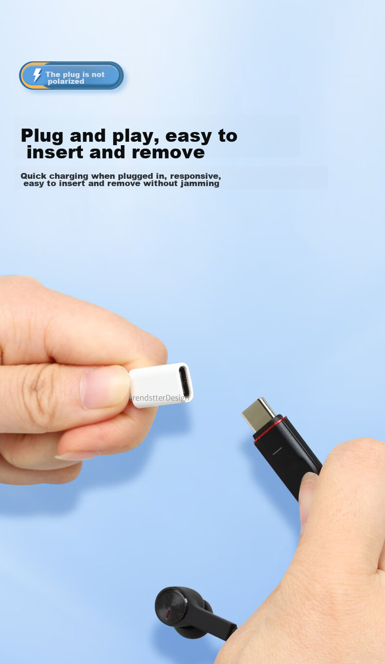 Chaofan Compatible with Huawei Bluetooth Earphone Charging Cable, Freelace Pro2, Honor Xsport Pro AM66, Xiao Koushao AM07C Charger, USB to Type-C Female Cable 2