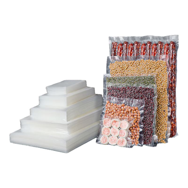 Jiabangshou Vacuum Sealing Machine, Food Packaging Machine, Thickened Mesh Plastic Sealing Bags, Food Vacuum Preservation Bags, 25*30cm