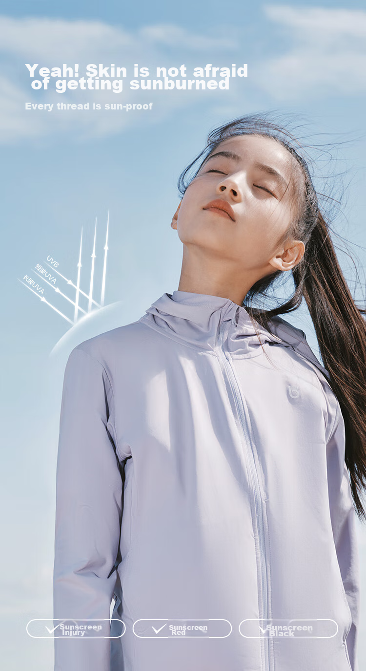 BALABALA Children's Outerwear, Boys' Summer Clothing, Girls' UV Protection Jacket, 202224105201 7