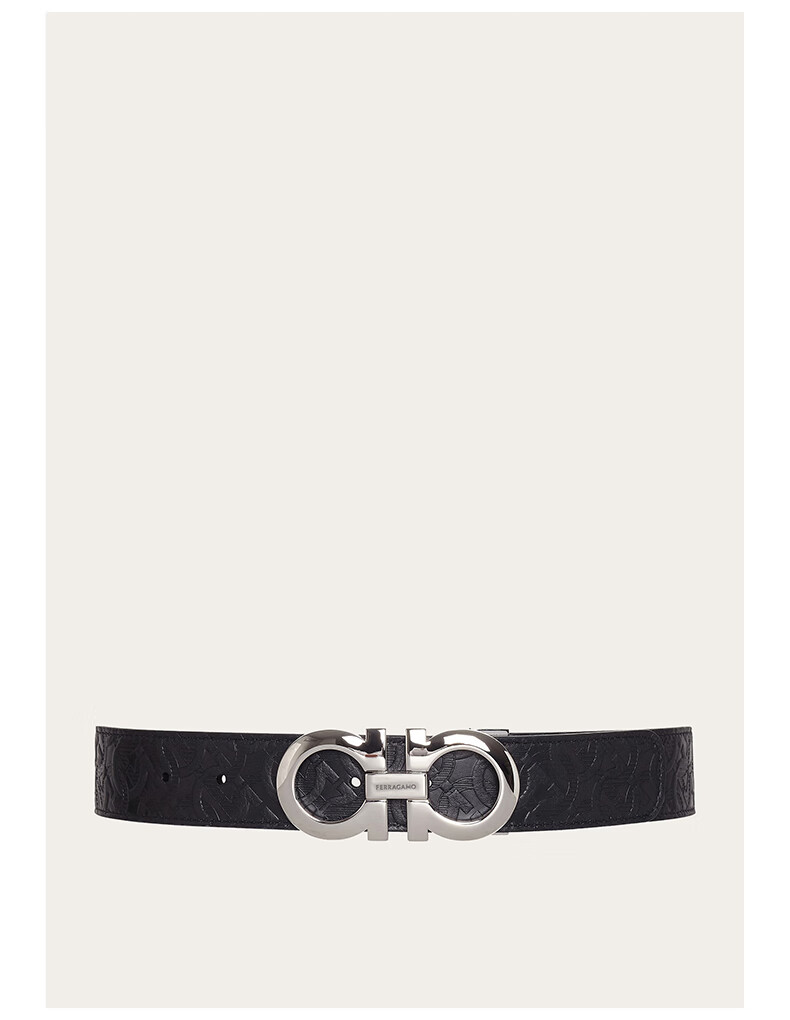 Ferragamo Men's Reversible Adjustable Gancini Belt 0724127_C_100 Gift for Boyfriend 5