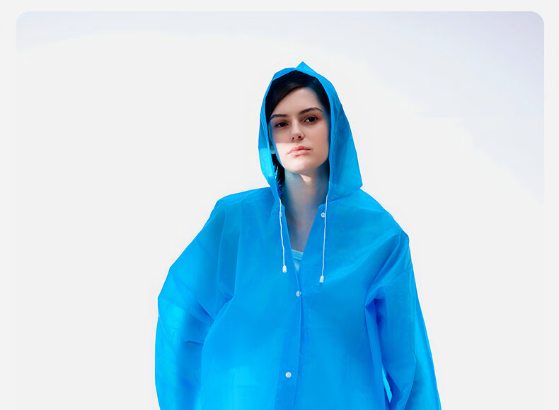 Briars Disposable Raincoat for Adults, Thickened, for Hiking, Marathon, Rafting, Long Style, Full-Body Protection against Heavy Rain, Outdoor Travel, Beige 21