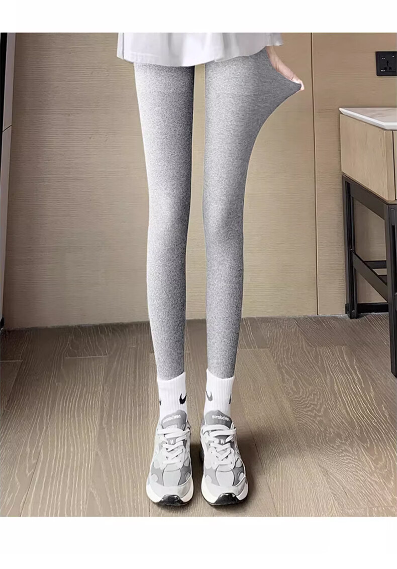 LangSha Leggings for Women, Spring And Autumn Style, High-Waisted Slimming Cotton Pants, Tight-Fitting Tights, Black Skinny Pants, Autumn Pants 18