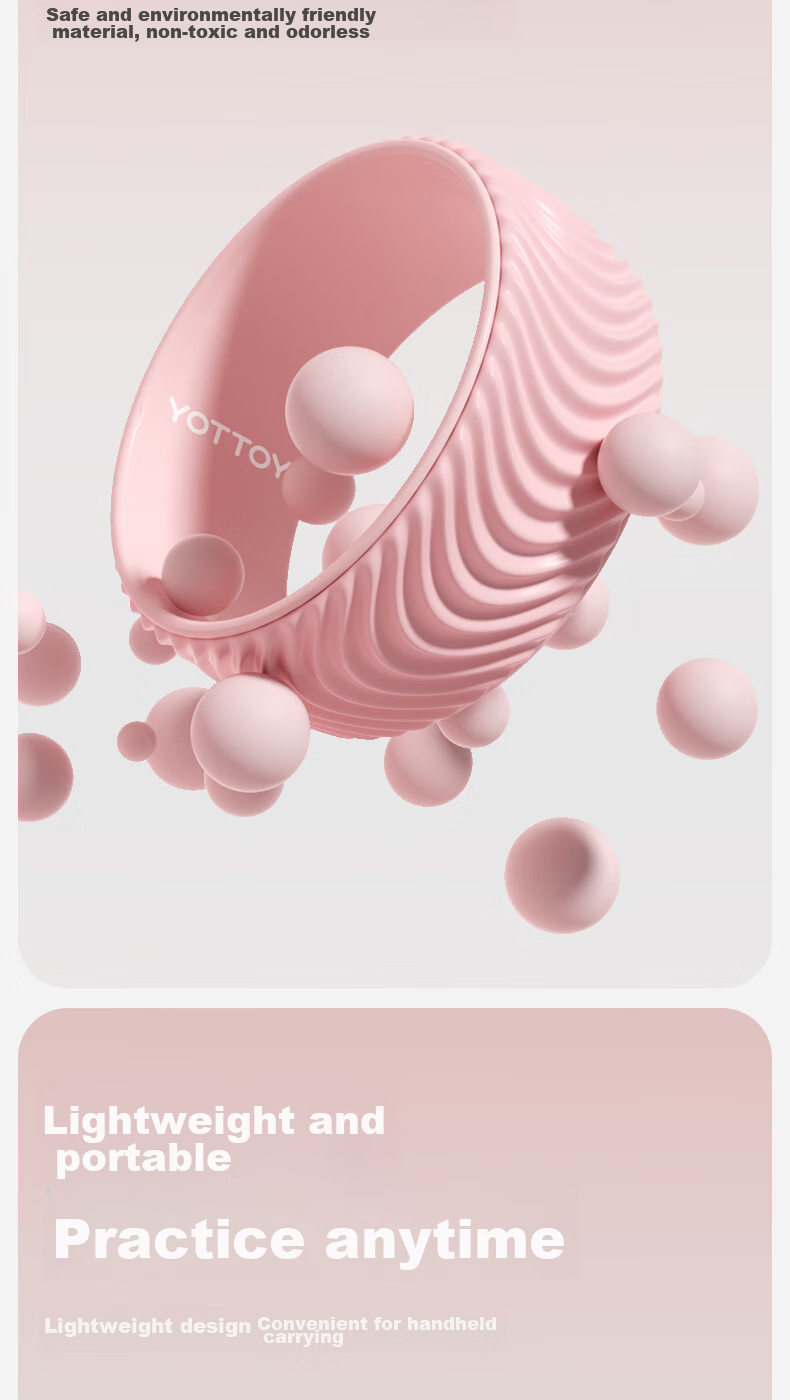 Yottoy Yoga Wheel for Shoulder Opening And Back Beauty, Beginner Yoga Equipment, Posture Correction Tool, Magic Ring for Pilates And Yoga 12