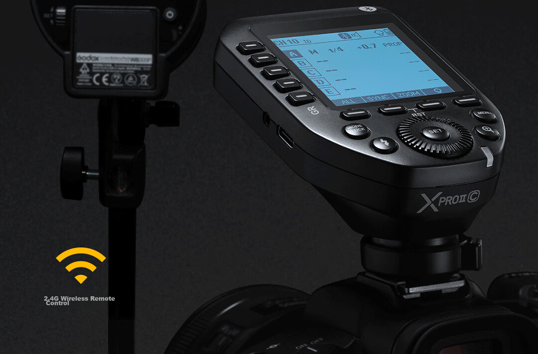 Godox XProII-C Second Generation Canon Wireless Flash Trigger, TTL High-Speed Sync, 2.4G Wireless Flash, Studio Light, Photography Light Trigger, Canon Version [Official Standard Configuration] 9