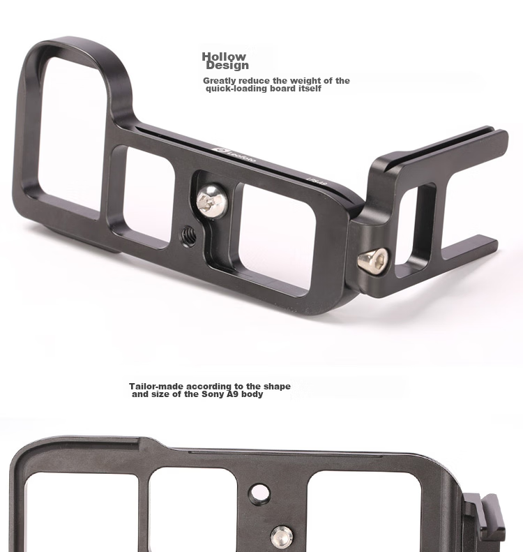 Leofoto Vertical Shooting Board, Yajia Standard Quick Release Board Vertical Shooting Horizontal Shooting L Board, Sony A9/A7R3/A7M3L Type Quick Release Board 3