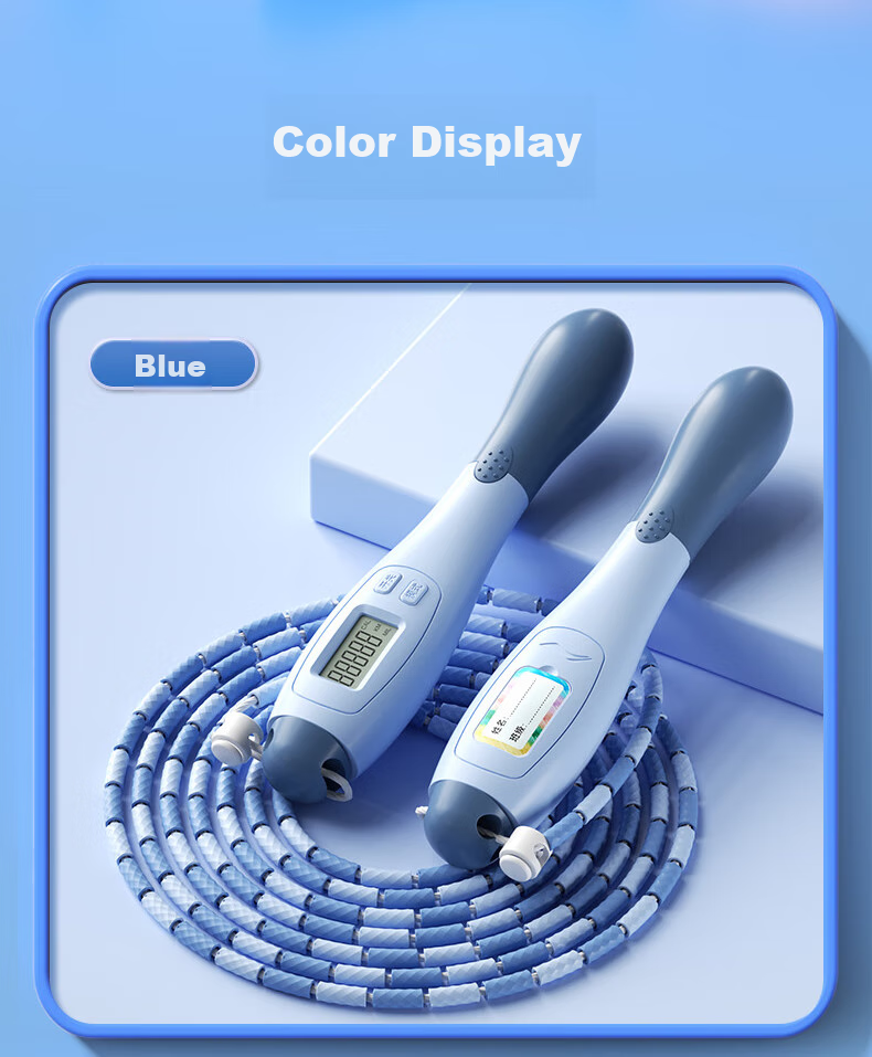 Li-Ning Bamboo Jump Rope with Counter for Children, Primary School Students, Kindergarten First Graders, Beginners, Middle School Entrance Exam Training, And Specialized Sand-Filled Desig 21