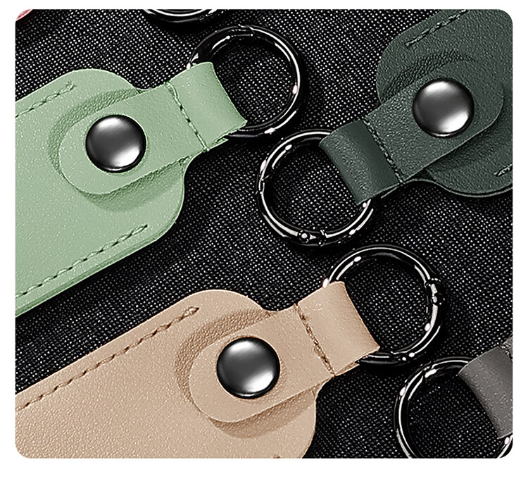 BUBM USB Flash Drive Storage Case Protective Cover, Anti-Loss And Shockproof Shell, Portable Compact Keychain, Specially Designed for USB Drives, PU Leather, Red Sand Color 7