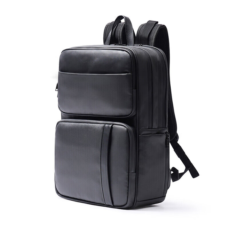 LEXON Men's Backpack, 15.6/16 Inch Laptop Bag, Genuine Leather Business Backpack, Large Capacity Travel Schoolbag