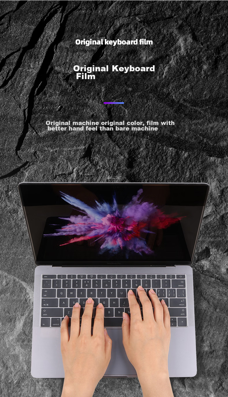 BIAZE MacBook Pro 13/15-Inch Laptop Keyboard Cover, TPU Invisible Protective Film, Waterproof And Dustproof, A1706/A1989/A2159, b81-Transparent 5