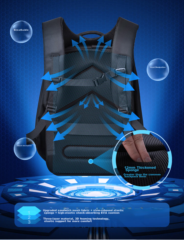 JD Original TANK New Model 2026 Sports Backpack, Large Capacity, 180° Expandable, Business Commute Laptop Bag for Me 10