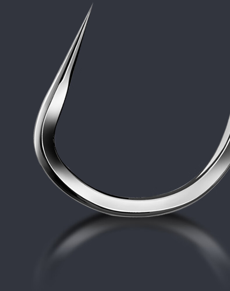 Diaoyuwang Jinhai Xi Fish Hook, Large Hook, Loose Flat Thin Reinforced Barbed Hook for Silver Carp And Bighead Carp, New Guandong High Carbon Fishing Hook 6