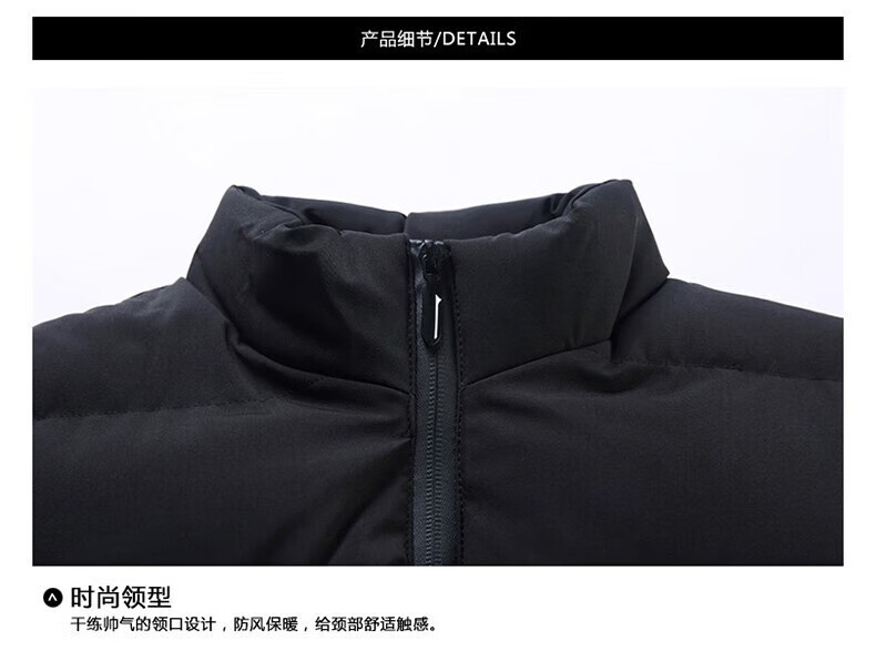 Pierre Cardin Men's Cotton Vest Autumn Winter Jacket Sleeveless Casual Warm Half-Sleeve Top Black 2XL 4