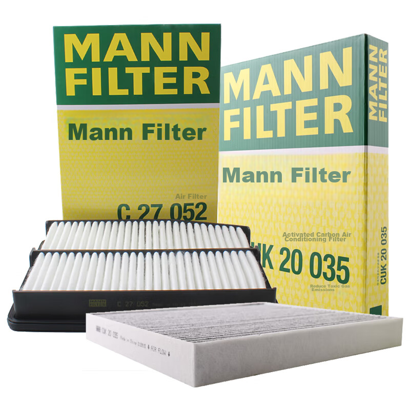 MANNFILTER Filter Set, Air Filter Element, Air Conditioning Filter Element, Suitable for 2018-2022 Kia Sportage/2018-2022 Hyundai Ix35