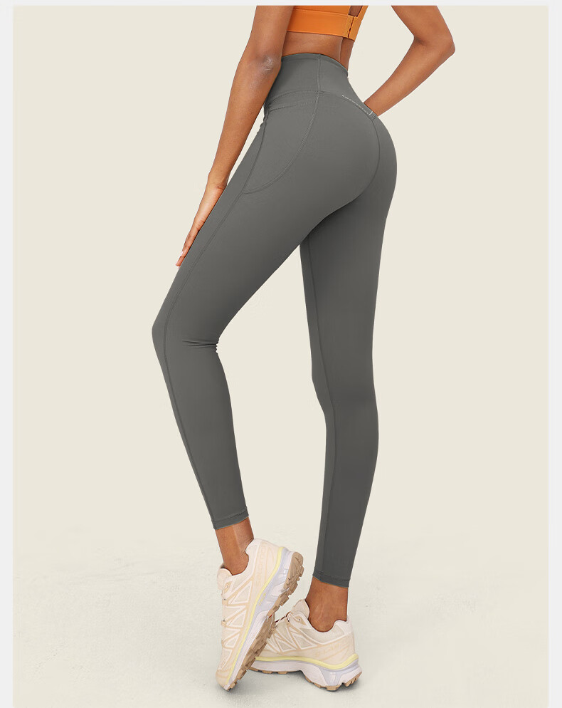 VFU No Embarrassment Line Xingqing Yoga Pants High-Waisted Butt-Lifting Outdoor Running Fitness Workout Pants, Black, XL 18
