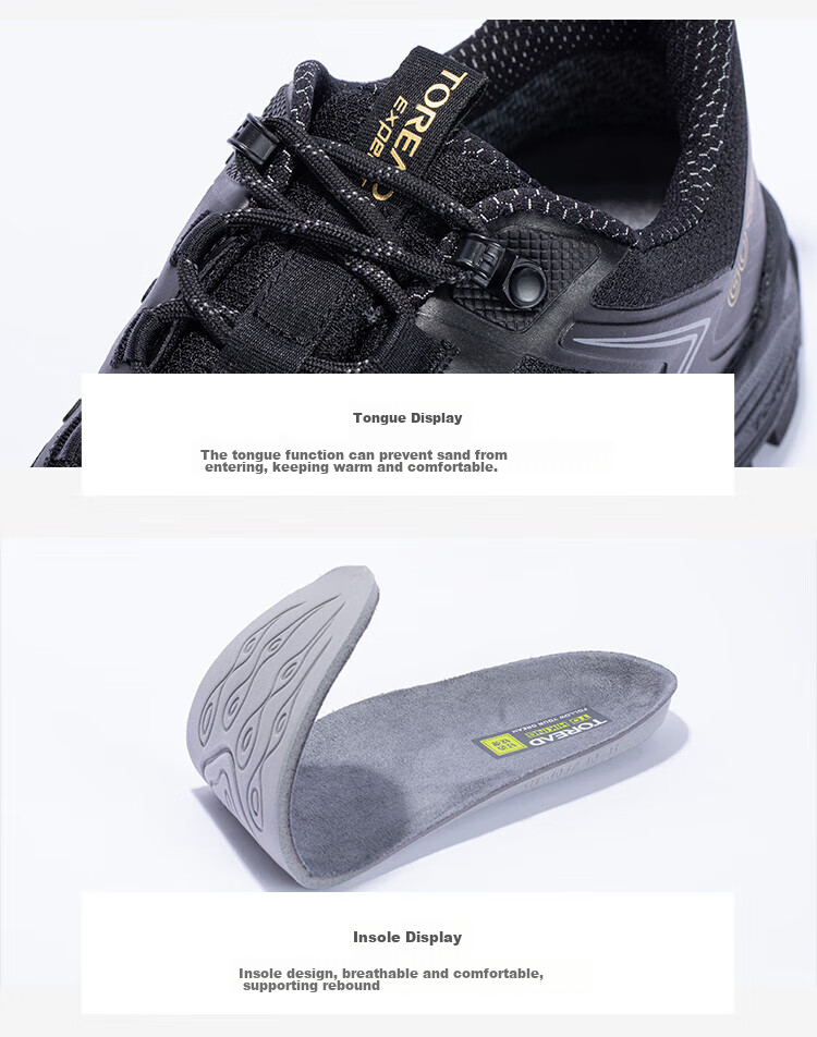 TOREAD Waterproof Hiking Shoes, Autumn And Winter Men's Non-Slip Trail Mountaineering Shoes, Warm Grip Outdoor Shoes TFAACM91983 16
