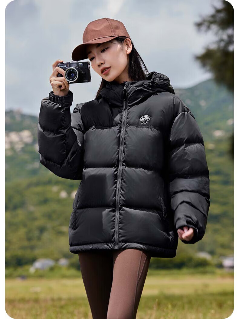 CAMEL Outdoor down Jacket, Autumn And Winter New Style for Men And Women, Thickened Duck Down, Windproof And Water-Resistant, Panda down Jacket 17