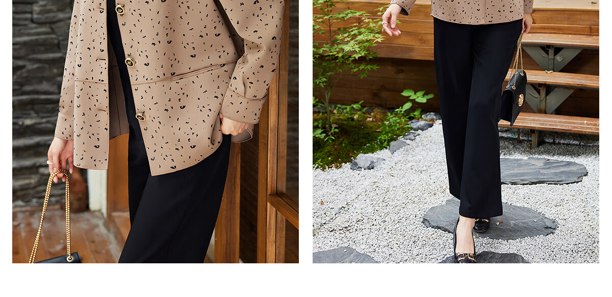 YUZHAOLIN Middle-aged and Elderly Women's Spring and Autumn Coat Elegant Mom Jacket Y243U3012 13