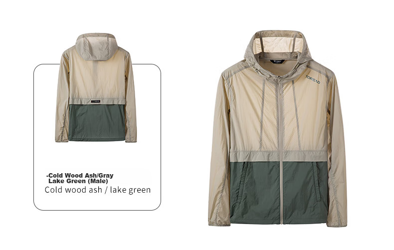 TOREAD Sun Protection Clothing, Spring And Summer Outdoor Couple Lightweight Breathable UPF50+ Skin Coat Sunscreen Jacket 39