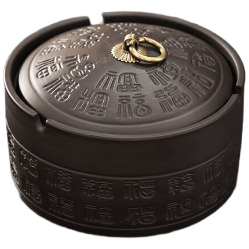 Bangushan Creative Ashtray for Home And Office, Trendy Living Room Anti-Fly Ash Design, Birthday Gift for Father's Day