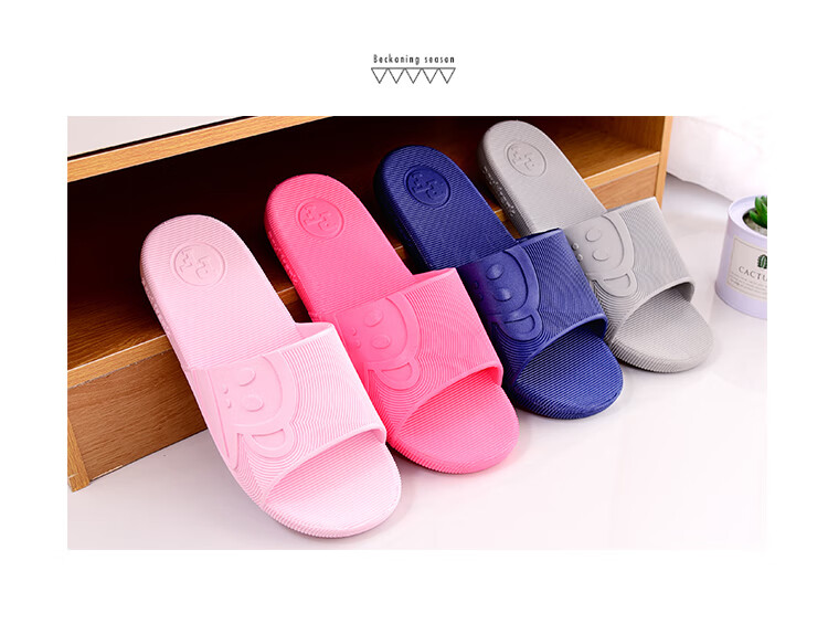 PaulFrank Paul frank Cool Slippers for Men And Women, Summer Casual Soft Elastic Sole Simple Home Slippers, Couple Style 538 16