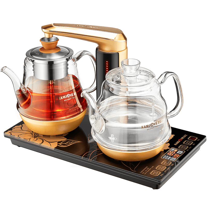 KAMJOVE Fully Automatic Electric Kettle, Water Boiler, Constant Temperature Electric Tea Stove, All-In Water Boiler And Tea Maker, 0.8L Spray-Type Tea Set Brewing Machine, GA-909