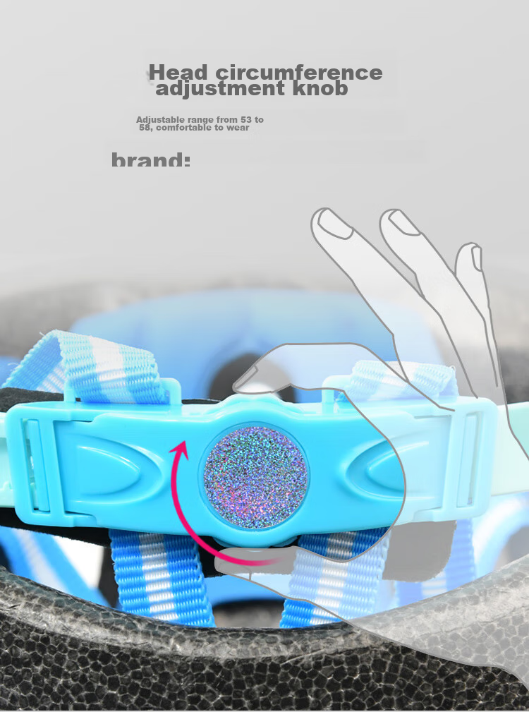 Micro Maiguo Children's Helmet, Roller Skating Protective Gear, Ice Skating And Cycling Hand Guards, Elbow Pads, Knee Pads, FLY Blue Package, Size M 10