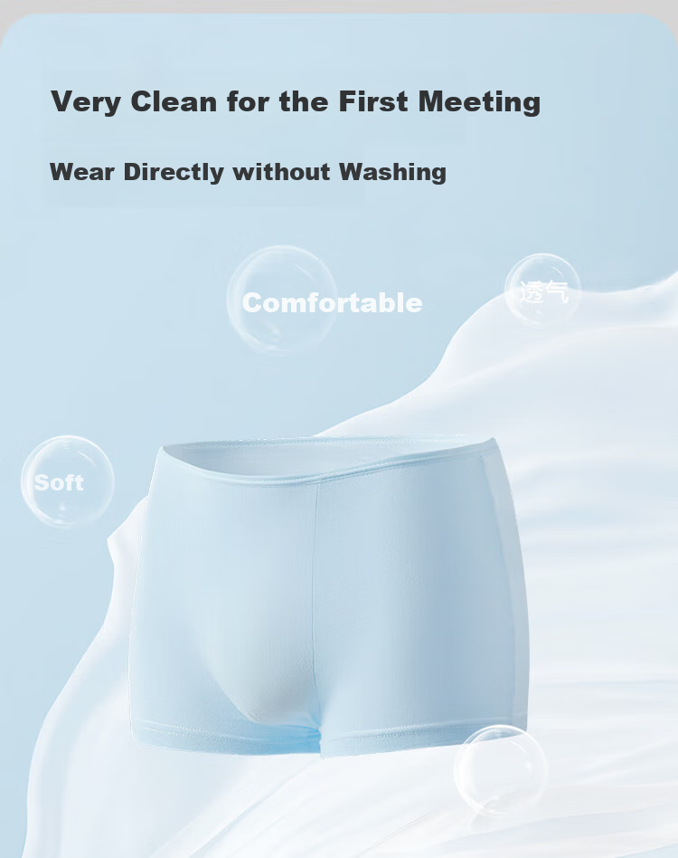 YEEHOO [Ozone Disinfection First Wear, No Wash] Pure Cotton Disposable Children's Underwear, Individually Packaged, Daily Use for Boys And Girls 9