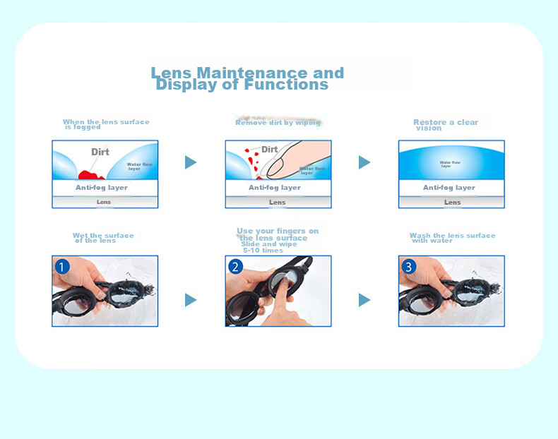 View Swimming Goggles, Waterproof And Anti-Fog, High Definition, for Men And Women, Diving Equipment, T.V640ASAM BRSHD 9