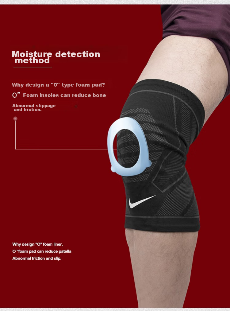 NIKE Sports Knee Pads for Climbing, Hiking, Outdoor Running, Basketball Knee Straps N1000669031M Two-Pack 7