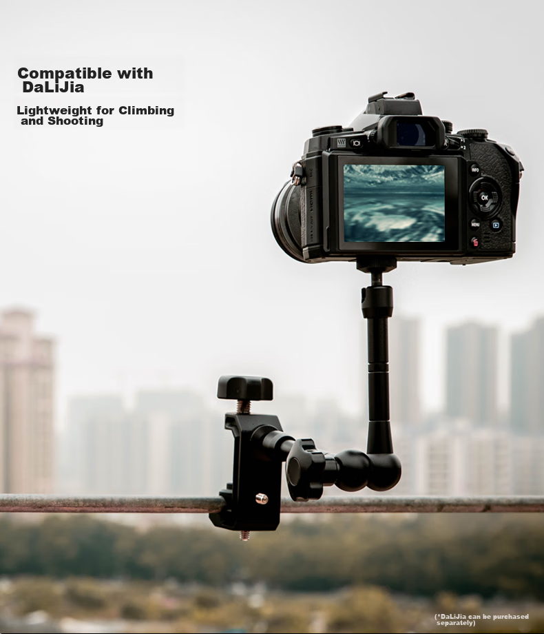 Fotopro, 11-Inch Universal Magic Arm Tripod Head, Camera And Smartphone Adapter Swivel Arm Stand 6