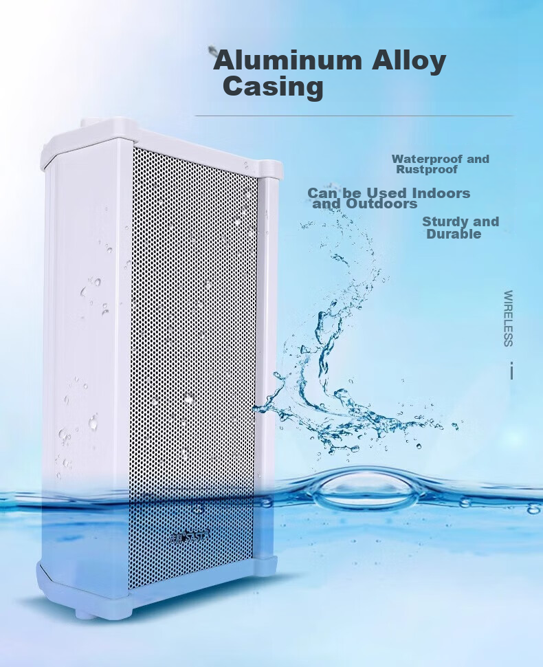 SAST 20W Wireless Bluetooth Ceiling Speaker Set, Indoor Recessed, for Supermarkets, Shops, Classrooms, Meetings, Background Music, Public Address System, Suspended Ceiling Speakers, One-To 10
