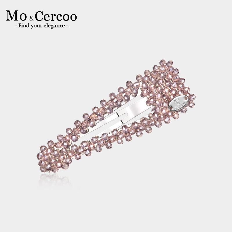 Cercoo Crystal Illusion Series Rhinestone BB Clip, Full Diamond Hair Clip, Side Clip, Bangs Clip, Elegant Versatile High-End Hair Accessory