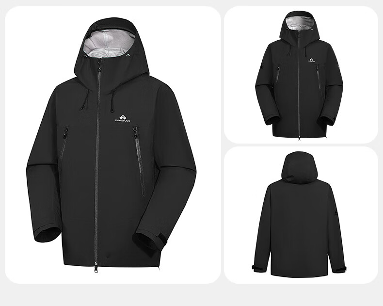 Pioneer Camp Lin Xinyue Same Style Little Eagle Windbreaker, Toray Men's Outdoor Windproof Waterproof Professional High-Altitude Hiking Mountaineering Jacket 26