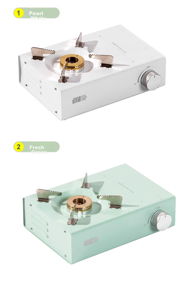 TAN XIAN ZHE Portable Camping Stove Set with Cassette Magnetic Burner, Gas Stove And Cookware 19