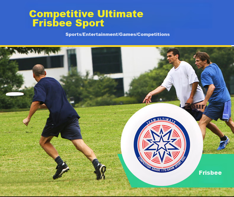 Zihu Frisbee Disc 175g Professional Ultimate Competition Outdoor Game Toy, Beach Professional Adult Speed Racing Sport 6