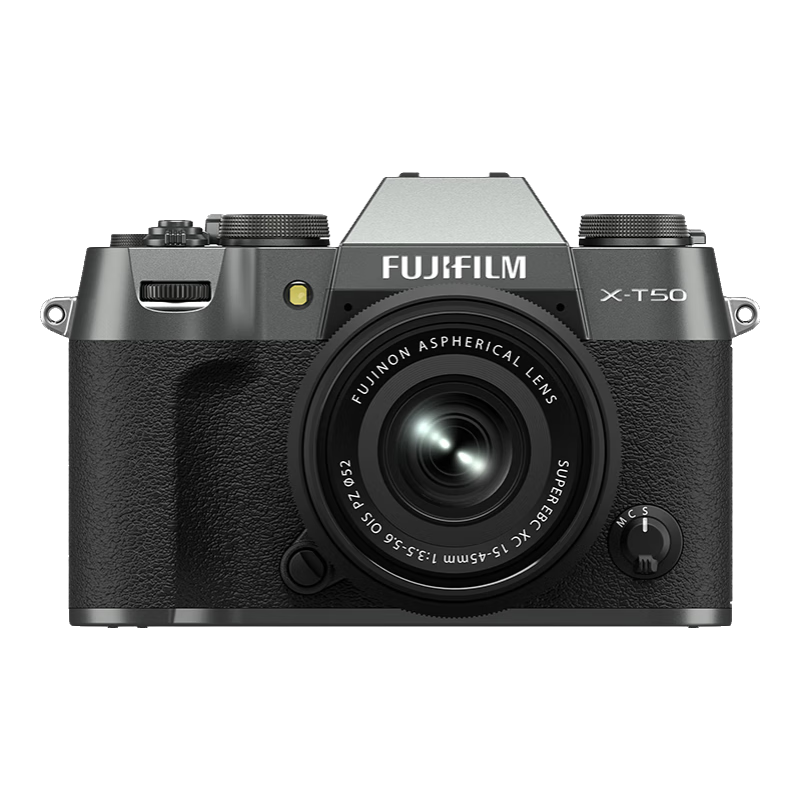 FUJIFILM X-T50/XT50 Mirrorless Camera Kit (15-45mm Lens) 40.2MP 7-Stop 5-Axis Image Stabilization 20 Film Simulations Graphite Gray