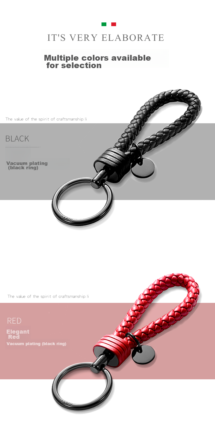 Laiben Knitted Car Key Chain for Men And Women, Key Pendant, Key Ring Lanyard, High-End Personalized Ornament BV 12