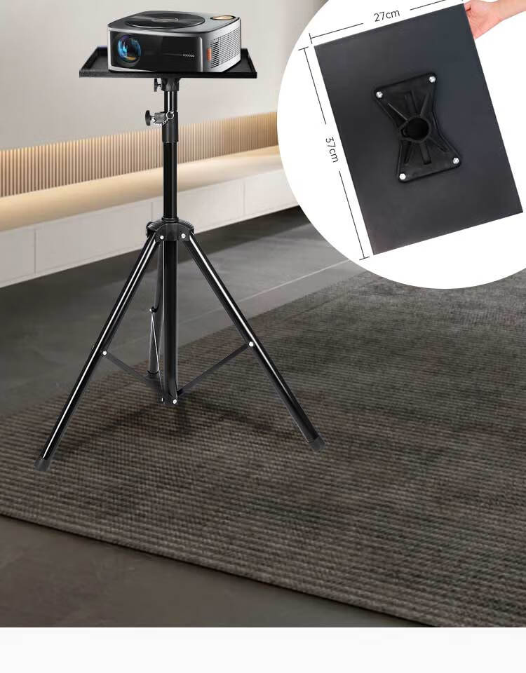 Zhiying Projector Cloud Platform Bedside Floor Hidden Wall-Mounted Storage Rack, Home Use No Drilling Required Extendable Compatible with XGIMI, Jmgo, Xiaomi, Xiaoming, Dangbei, Dayan, Orange, Ruggier 3