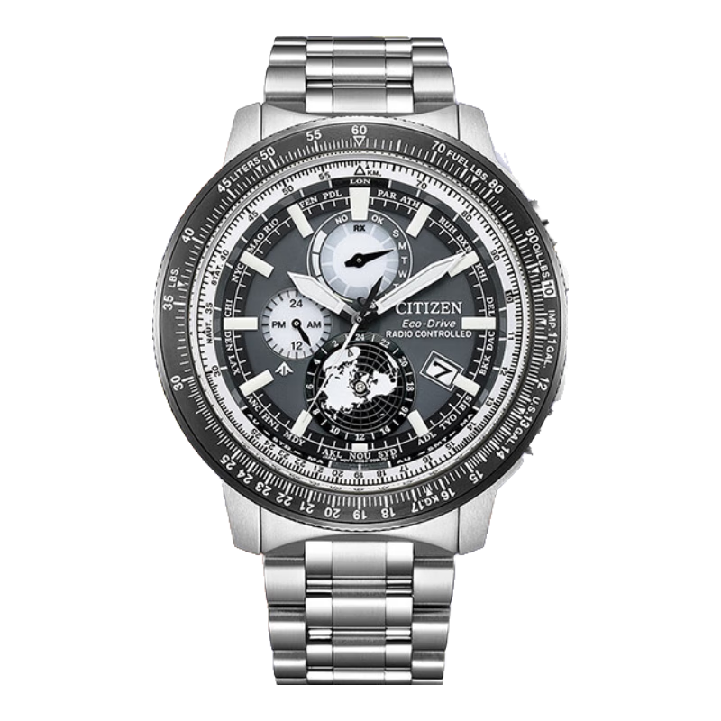 CITIZEN Watch, Men's Japanese-Korean PROMASTER Series, Eco-Drive, Radio-Controlled, Water-Resistant, Gift-Giving, BY3006-53H