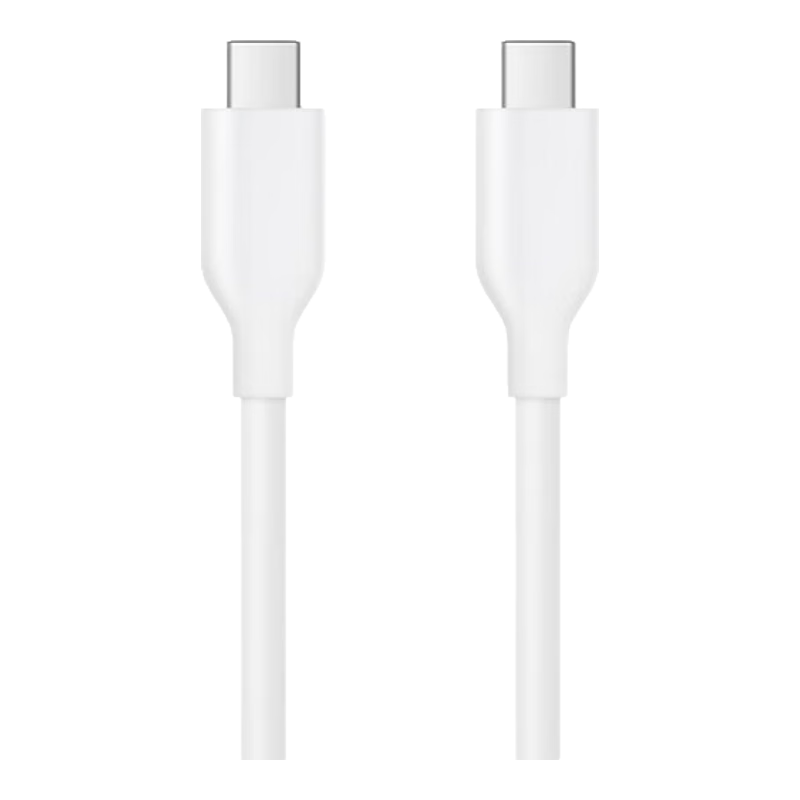 MI 6A Skin-Friendly Silicone Type-C to Type-C Fast Charging Data Cable, 2m, Blue