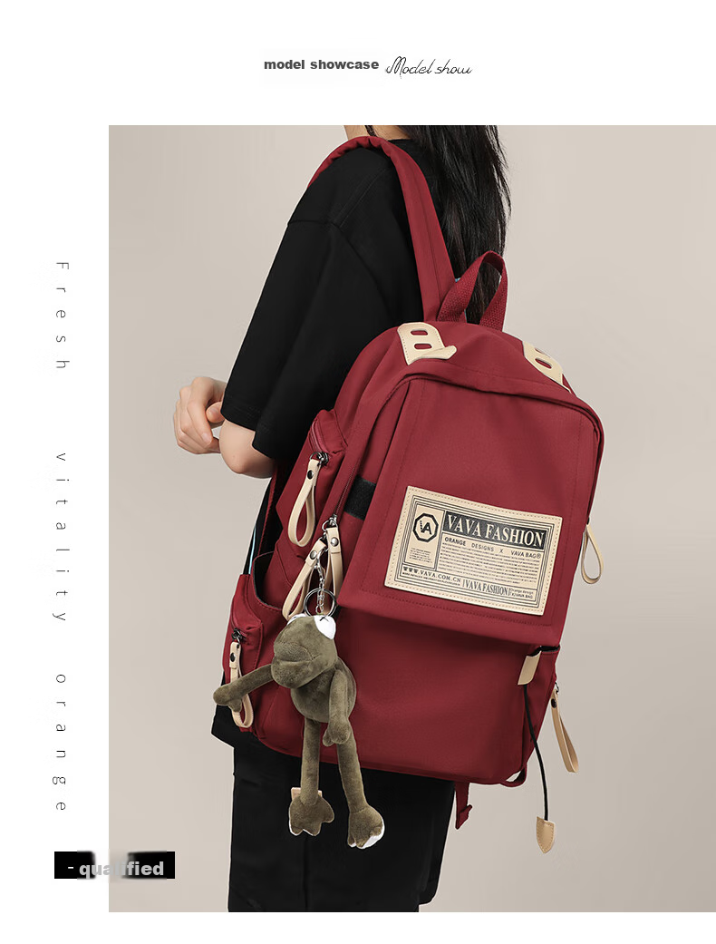 Aiqinghai Backpack for Women, Large Capacity School Bag for Primary, Middle And High School Students, Laptop Backpack for College Students, 15.6-Inch Computer Bag 9