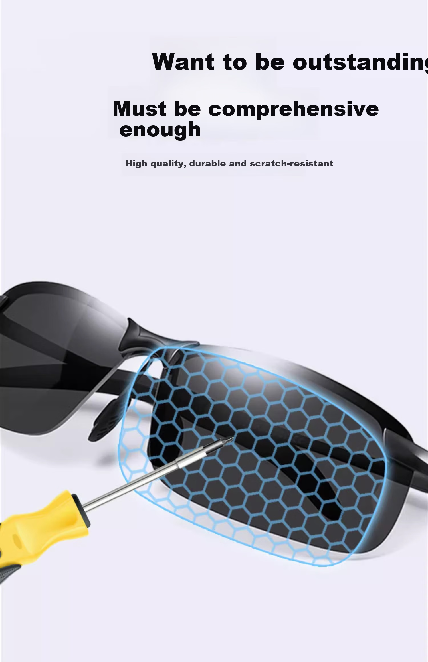 Angelamiao Men's Outdoor Sports Sunglasses, High-End Driving Polarized Glasses, Cycling High-Definition Sunglasses, Father's Day Gift 14