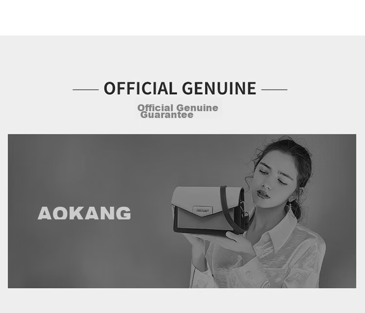 Aokang Women's Handbag, Cowhide Leather, Trendy Diamond Pattern Chain Bag, Light Luxury Crossbody Shoulder Bag, Birthday And 520 Gift for Girlfriend Or Wife 22