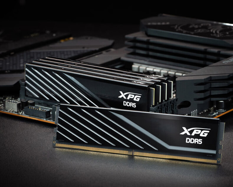 ADATA 32GB (16GB X 2) Kit, DDR5 6000 Desktop Memory Module, Hynix A-Die Chips, XPG Weilong D300 (Black), C30 8