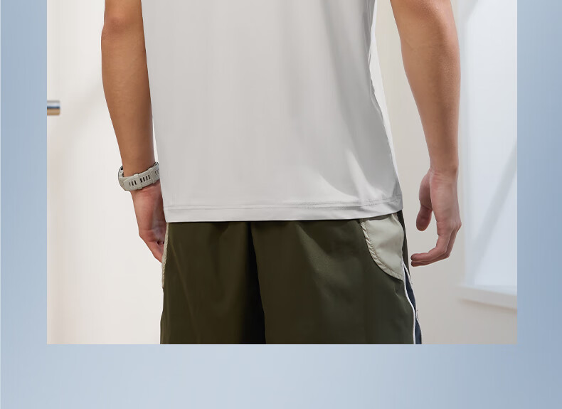 361° Men's Short Sleeve T-Shirt Spring Summer Polo Shirt Sportswear Fitness Loose Ice Silk Sun Protection 652524103D-6 48