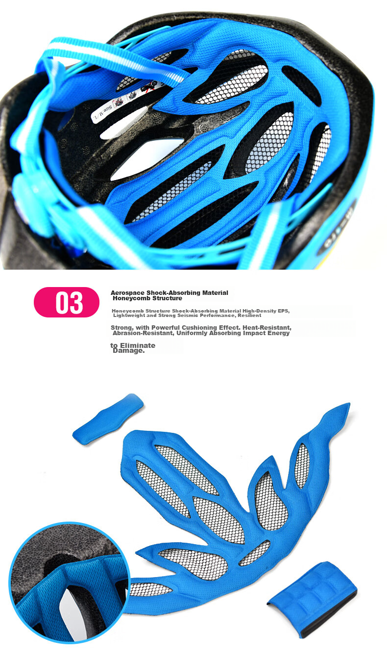 Micro Maiguo Roller Skating Helmet, Outdoor Cycling Equipment, Speed Skating One-Piece Molded Adjustable Safety Helmet, RW6 Blue 5