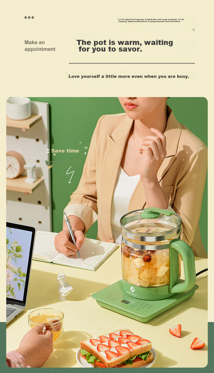 Liren Smart Fully Automatic Water Supply Tea Brewer Tea Extractor Steaming Spray Constant Temperature Tea Steamer Health Pot 2026 Tea Bar Machine LR-CCJ1828【Price Guarantee 618】 6