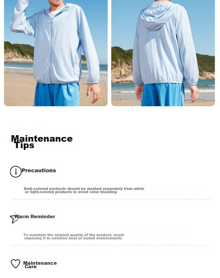 TOREAD Flagship Children's Sun Protection Clothing for Boys And Girls, Summer Sun Protection Jacket Outerwear Skin-Friendly Clothing, White, Size 150 26